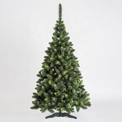 Newest Festival Artificial PVC Christmas Light Green Branches Pine Tree For Home Decoration