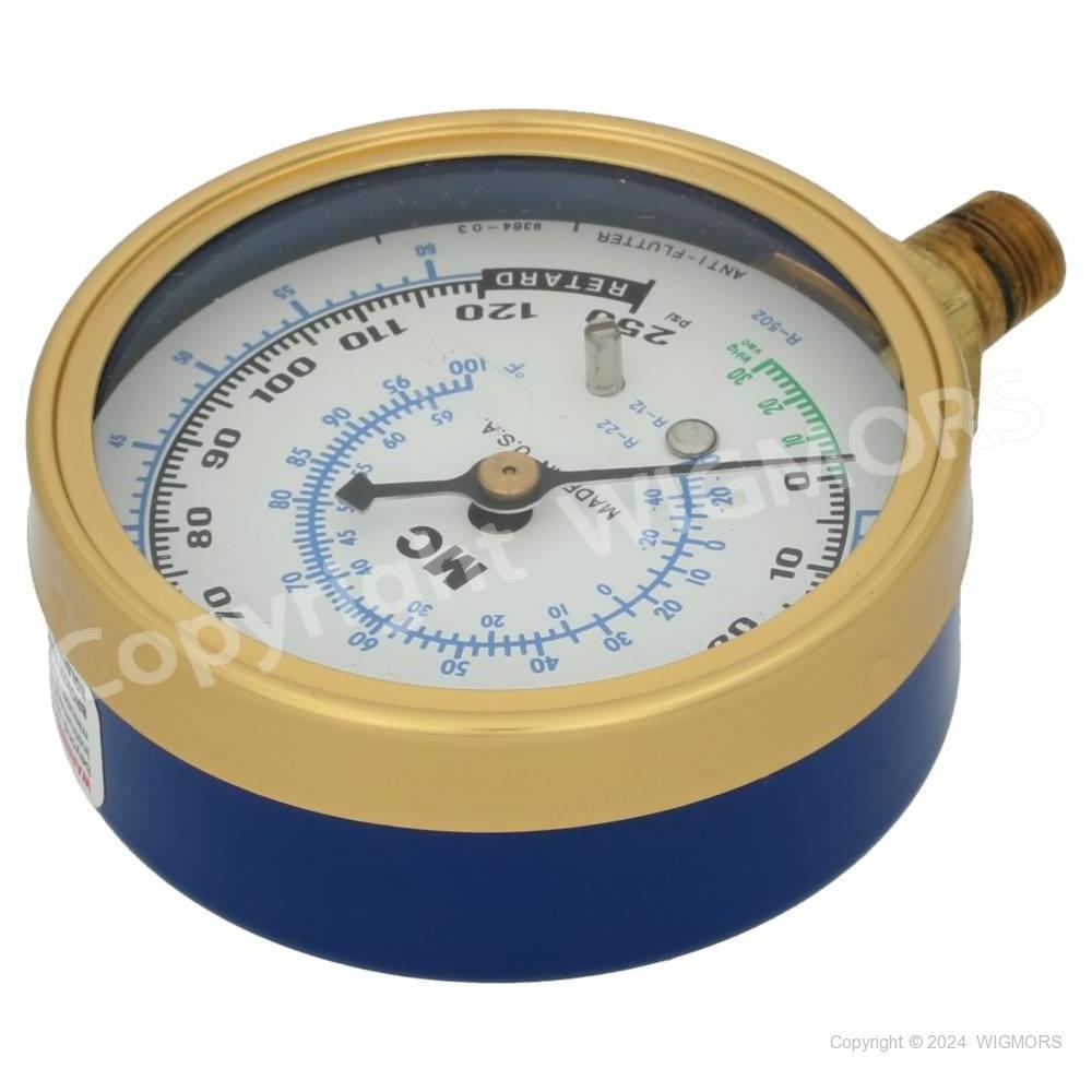 Manometer of low pressure Mastercool ML for R12 R22 R502, Low side