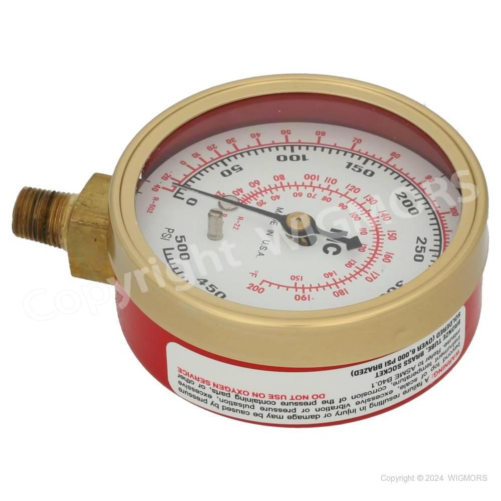 Manometer of high pressure Mastercool MH for R12 R22 R502 High side gauge