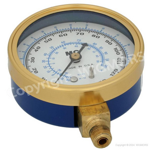 Manometer of low pressure Mastercool ML for R12 R22 R502, Low side