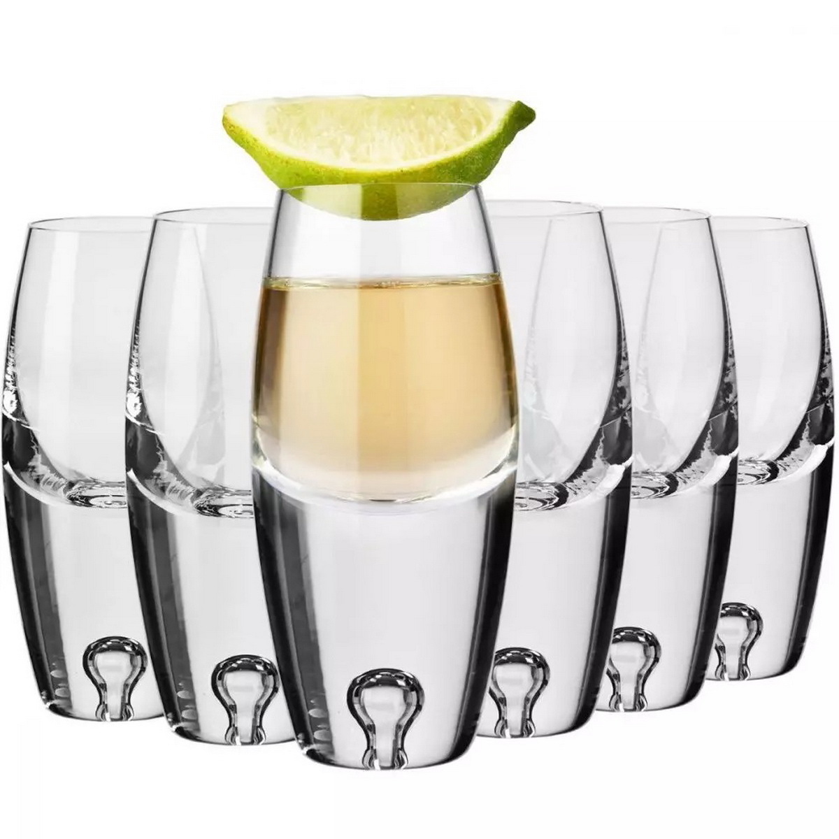 Handmade Tequila Shot Glasses Set - 6-Piece - 2.7 oz (80 ml) Capacity - Reputable Brand - B2B Wholesale Offer - Krosno Glass