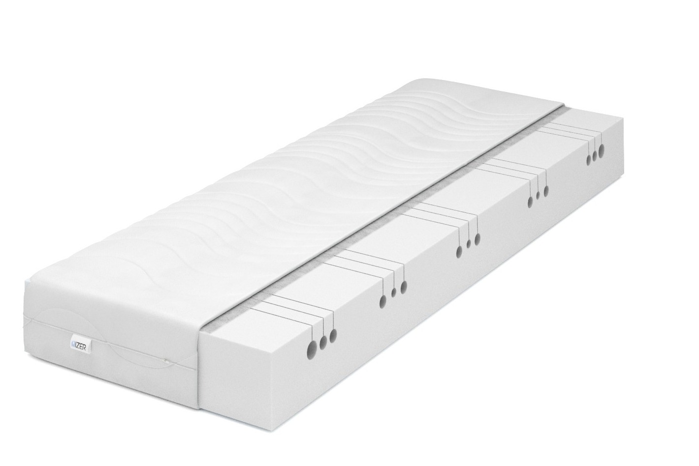 Mattresses Premium Comfort foam Cut profiled foam Memory Height 6-28  cm Hotel All Size Topper