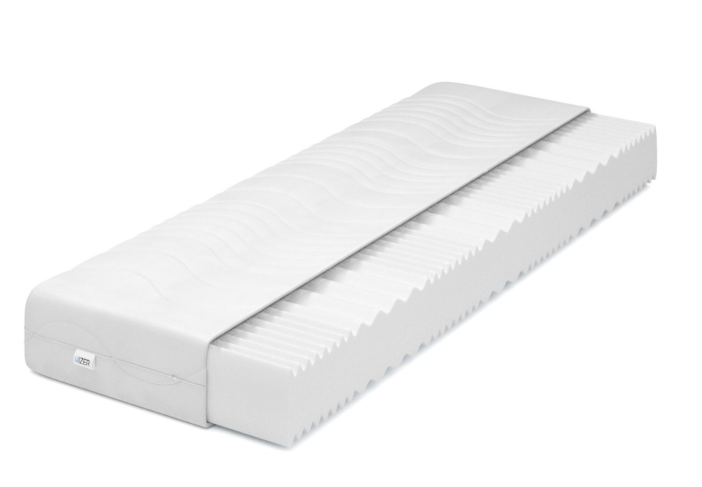 Mattresses Premium Comfort foam Cut profiled foam 7- zones wave Memory Height 6-28  cm Hotel All Size Topper