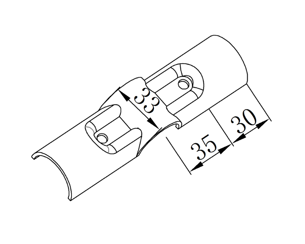 Lean Tube Connector Universal Cold-Rolled Steel Plastic Coated Pipe/Tube pipe connectors Metal Joint For Pipe Rack System