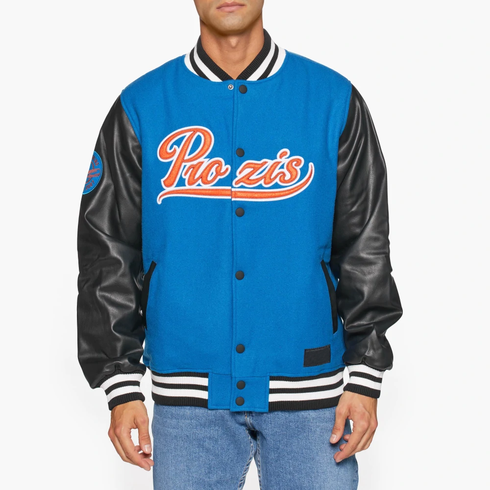 Original design manufacturer Wholesale plain men varsity jacket black color baseball with leather sleeves varsity jacket