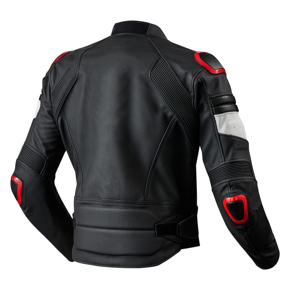 Men sports safety breathable adventure biker rider leather men riding motorcycle motorbike safety leather jacket