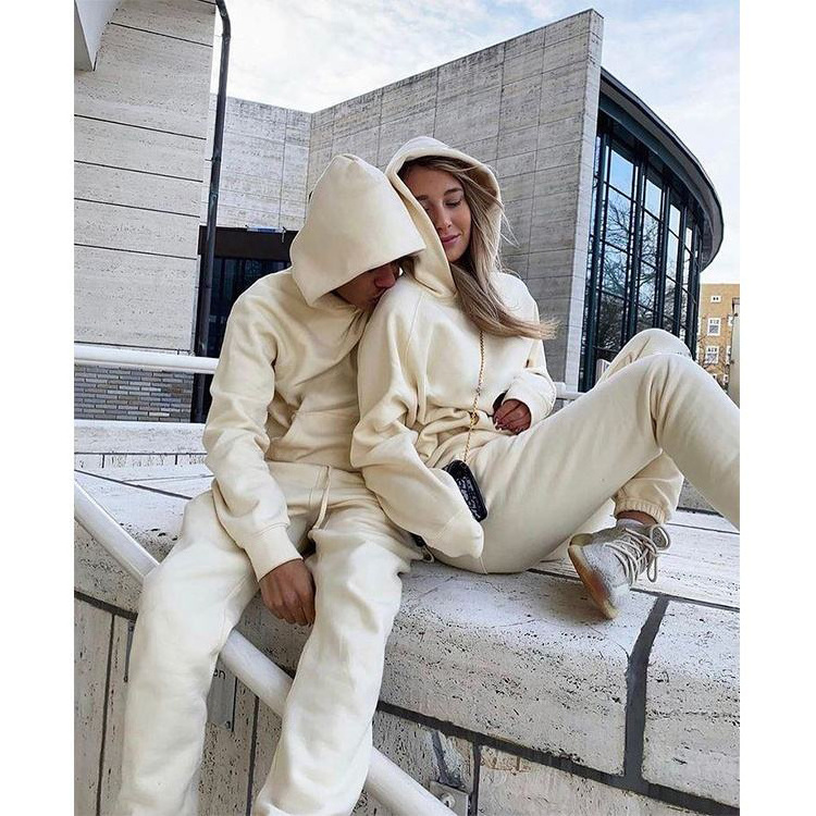 Custom Sweatsuit Vendors Jogger Sweatsuits Unisex Sets Men's Casual Tracksuit Track Suits Unisex Fleece Sweatsuits With Hood