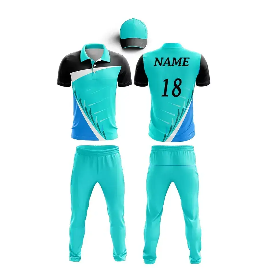 Men And Women Cricket Uniforms Customized Your Own Team Cricket Uniform Set For Sports Wear