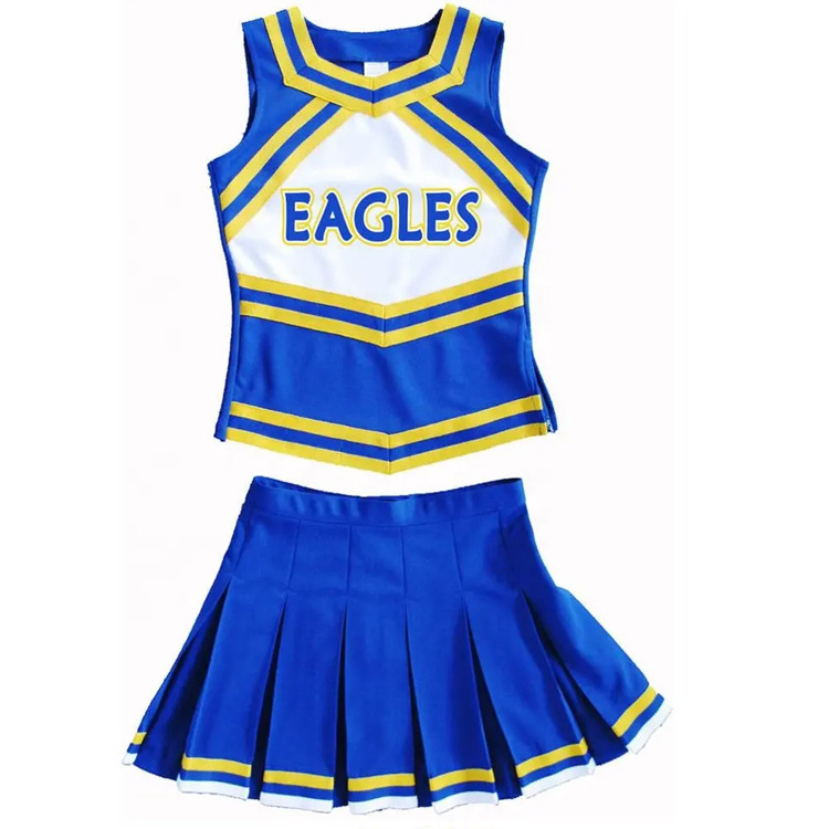 Hot Sale OEM Custom Sublimation High Quality Wholesale Cheerleading Uniforms For Youth Girls