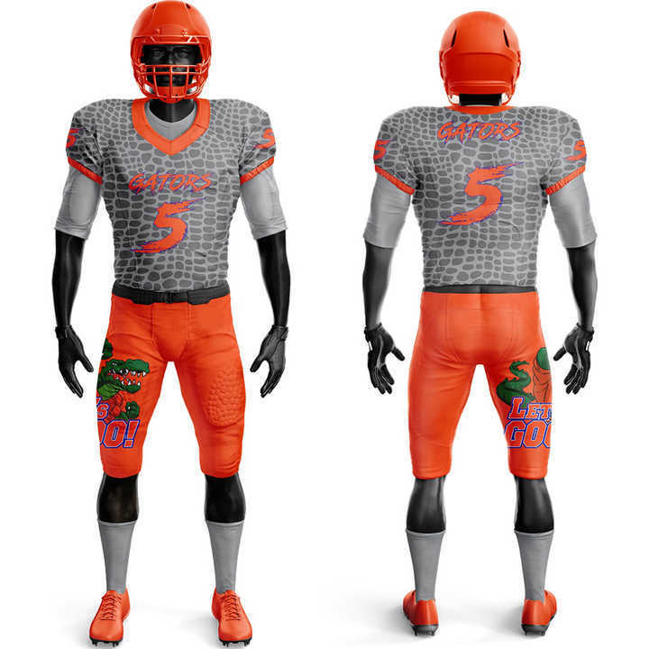 Youth new designs sublimation camo american football uniform