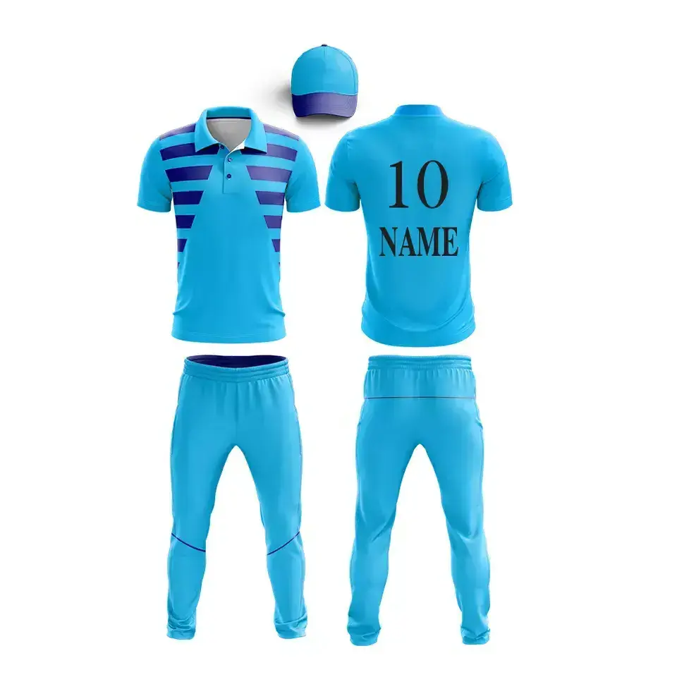 Men And Women Cricket Uniforms Customized Your Own Team Cricket Uniform Set For Sports Wear