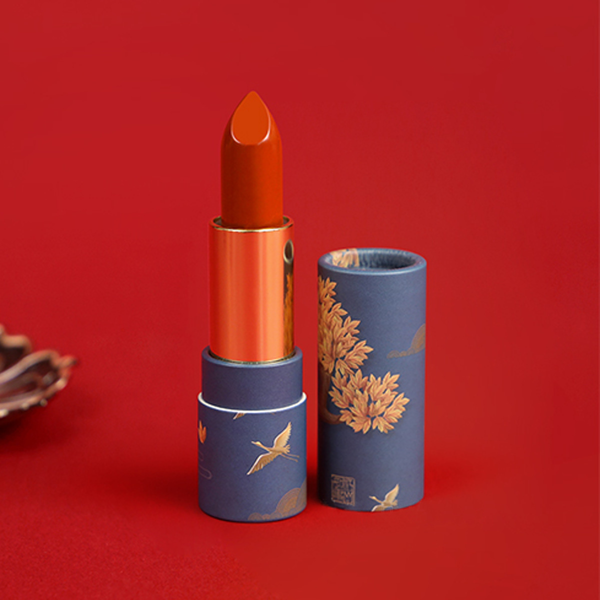 12.1mm Caliber Empty Round Paper Cardboard Packaging Tube for Lip Balm / Lipstick Container