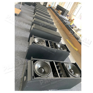 JA8  3 way dual 12 inch neodymium line array speakers professional neodymium speaker line array empty cabinet plywood box