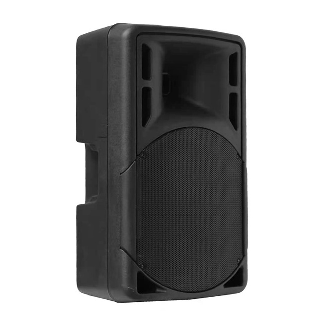 Hot Sale Background Music 12 Inch 15 Inch Speaker Empty Cabinet Box Plastic Black ABS 400W 8 Ohm Plastico Caixa De Som PAKLAM