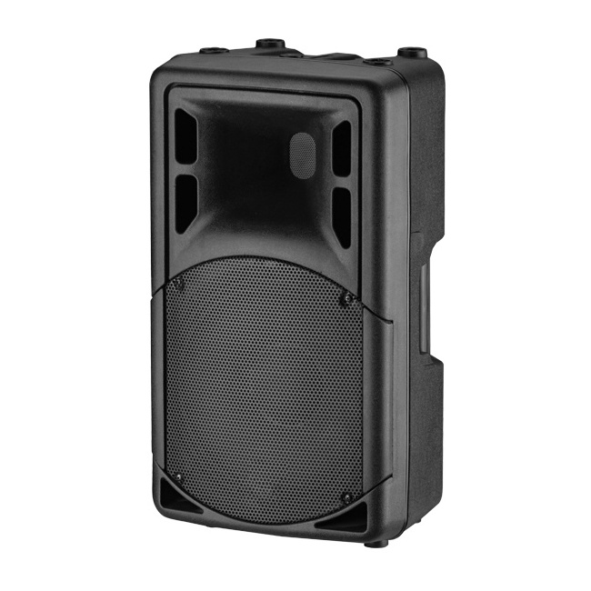 Hot Sale Background Music 12 Inch 15 Inch Speaker Empty Cabinet Box Plastic Black ABS 400W 8 Ohm Plastico Caixa De Som PAKLAM