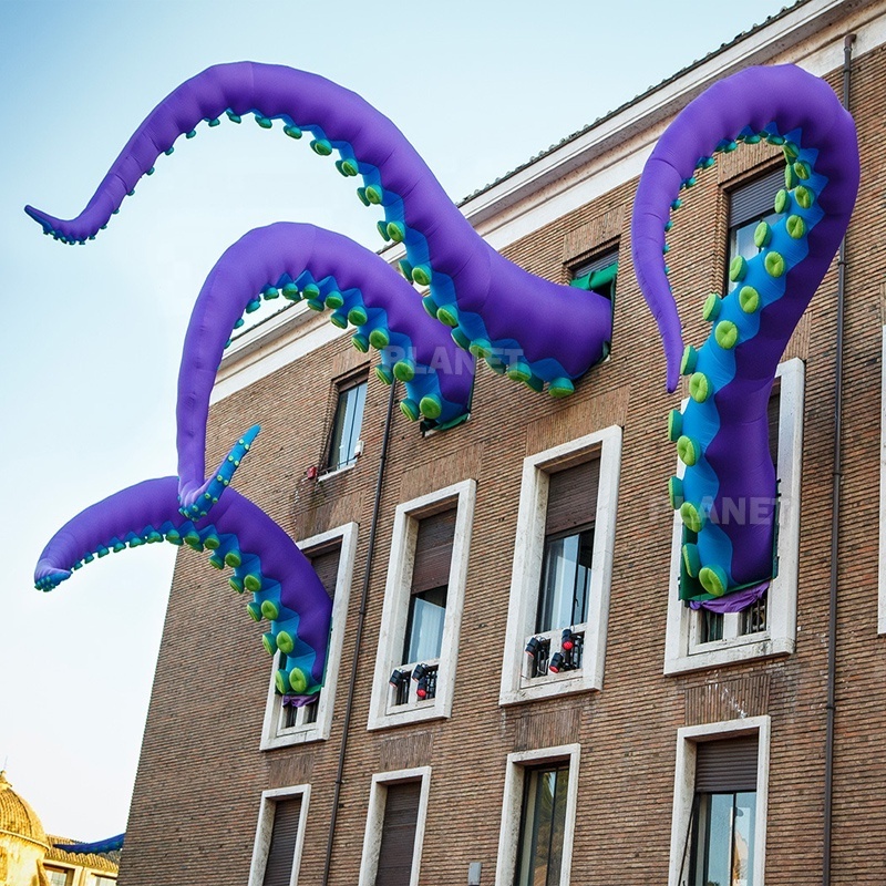 Building Event Decoration Inflatable Sea Monster Inflatable Tentacles For Advertising