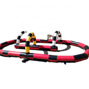 High Quality Custom Design Inflatable Go Karts Race Track / Inflatable Race Track For Bumper Cars