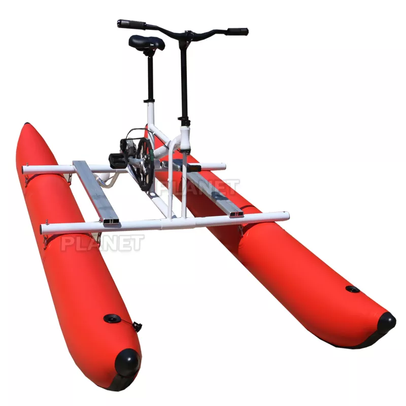 Commercial Inflatable Water Bike Pedal Boats Floating Water Bike Inflatable Water Bicycle For Sale