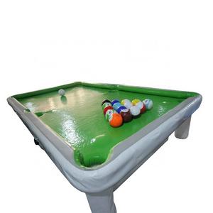 Hot Sale French Billiard Table Inflatable Snooker Table, Inflatable Pool Table