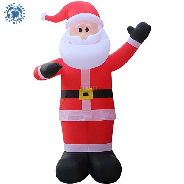 Advertising Inflatables Christmas Balloon 20ft 25ft Christmas Inflatable Santa For Sale