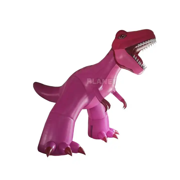 Outdoor Party Decorations Giant Inflatable Pink Dinosaur Inflatable Advertising Dinosaur