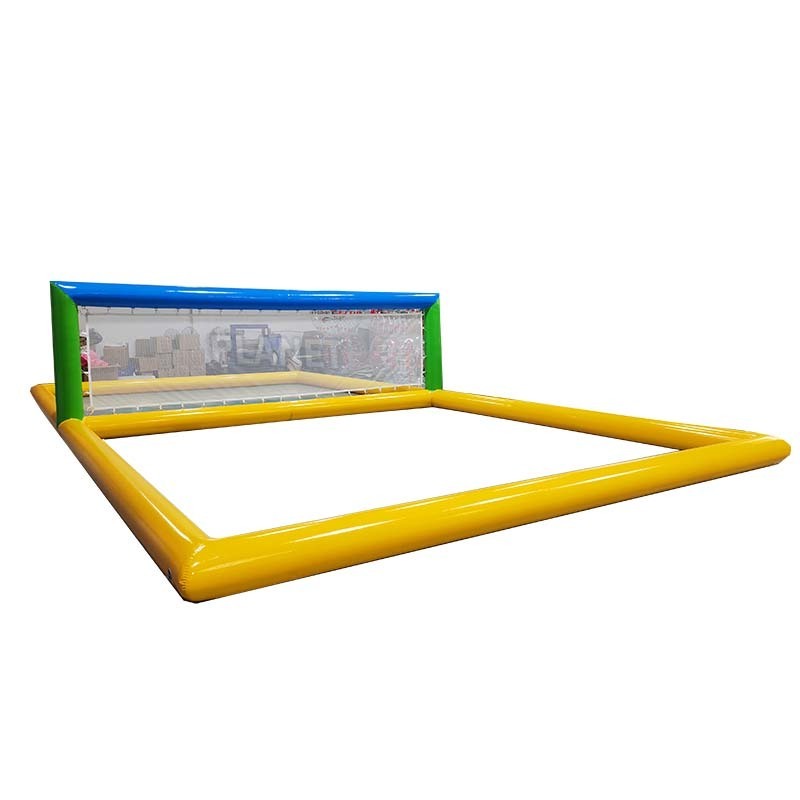 Commercial Outdoor Inflatable Volleyball Court Water Sports Game Pool Inflatable Volleyball Field For Rental