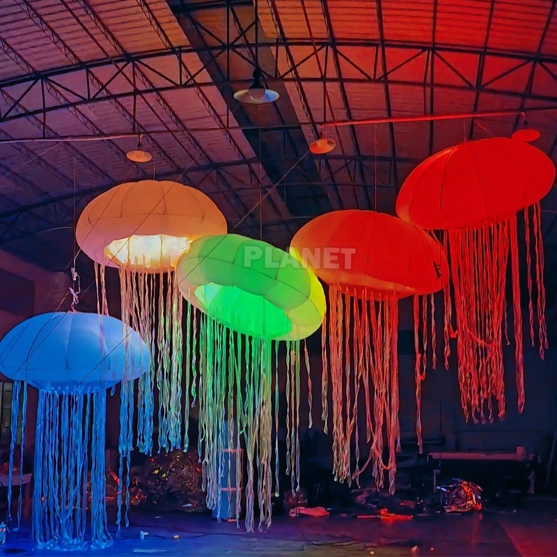 Hot Sale Good Quality LED lighting Inflatable Jellyfish For Party,Bar,Event Decoration