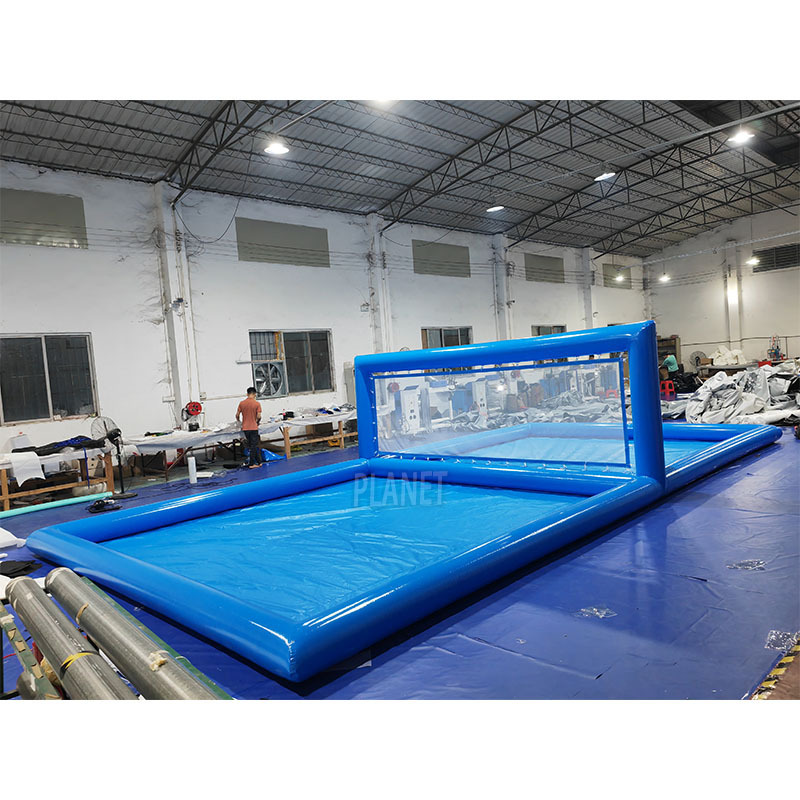 Large Airtight Inflatable Tennis Court PVC Volleyball Court Inflatable Volleyball Pool For Rental