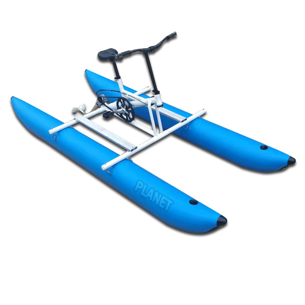 Pvc inflatable pedal water bikes water bicycle inflatable water river sea bike swan pedal boat Inflatable pedal bike