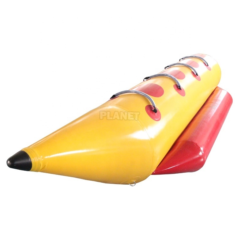 4 Seats Single Inflatable Water Games Flyfish  Banana Boat Inflatable Boat Banana For Sale