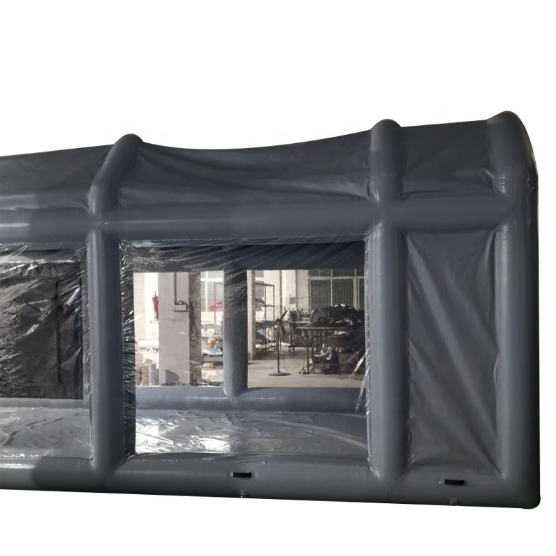 Portable Workshop Shelter Tent PVC Tarpaulin Air Sealed Frame Inflatable Airtight Spray Paint Booth On Sale