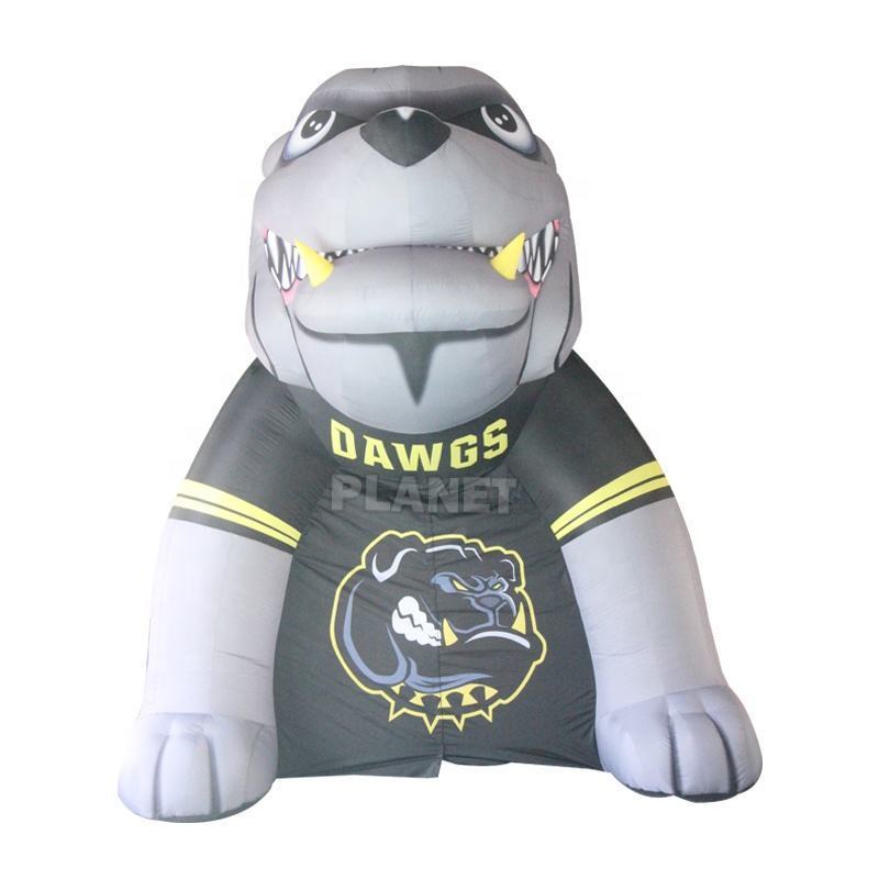 Big Inflatable Black Panther Tunnel Giant Custom Inflatable Bulldog Tunnel bulldogs football inflatable sports tunnel