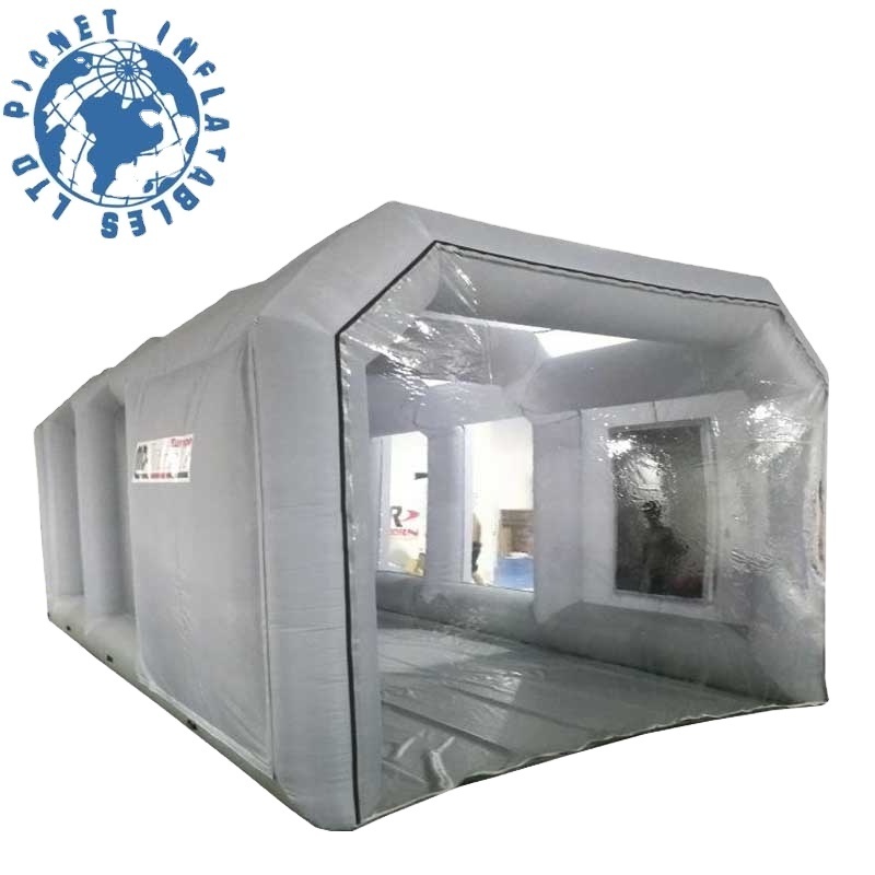 Commercial Grey Inflatable Spray Workshop Booth Car Paint Booth Inflatable Paint Booth For Cars