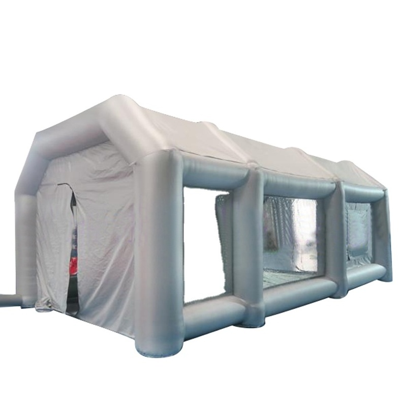 Commercial Grey Inflatable Spray Workshop Booth Car Paint Booth Inflatable Paint Booth For Cars