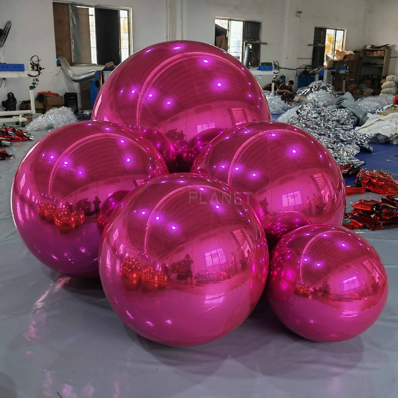 Giant Event Decoration PVC Floating Sphere Mirror Balloon Disco Shinny Inflatable Mirror Ball