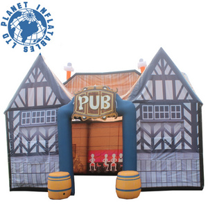 Outdoor Party Event Used Inflatable Irish Pub Bar House Inflatable Irish Pub Tent Party Inflatable Pub For Rental