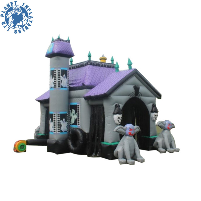 Guangzhou Factory Inflatable Jumping Castle Custom PVC Inflatable Bouncy Castle for Halloween Event