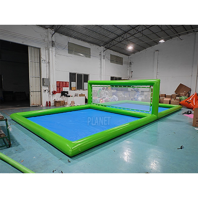 Large Airtight Inflatable Tennis Court PVC Volleyball Court Inflatable Volleyball Pool For Rental