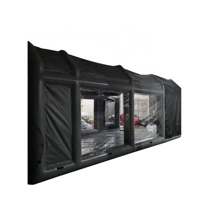 Portable Workshop Shelter Tent PVC Tarpaulin Air Sealed Frame Inflatable Airtight Spray Paint Booth On Sale