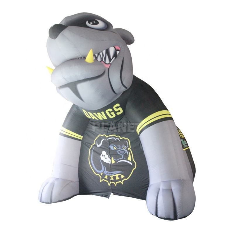 Big Inflatable Black Panther Tunnel Giant Custom Inflatable Bulldog Tunnel bulldogs football inflatable sports tunnel