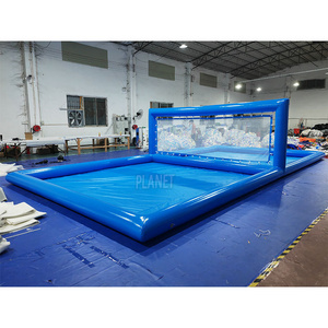 Large Airtight Inflatable Tennis Court PVC Volleyball Court Inflatable Volleyball Pool For Rental