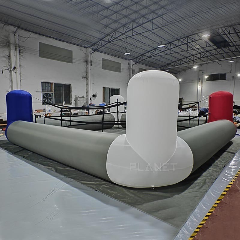 Outdoor Portable Custom Logo Floor Inflatable Boxing Rings Arena Field Inflatable Boxing Ring For Adult