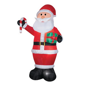 Advertising Inflatables Christmas Balloon 20ft 25ft Christmas Inflatable Santa For Sale