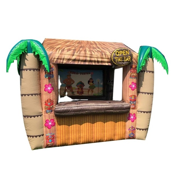 Promotional Selling Booth Portable Inflatable Tiki Bar For Sale