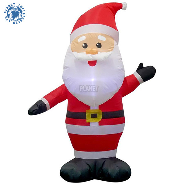 Advertising Inflatables Christmas Balloon 20ft 25ft Christmas Inflatable Santa For Sale