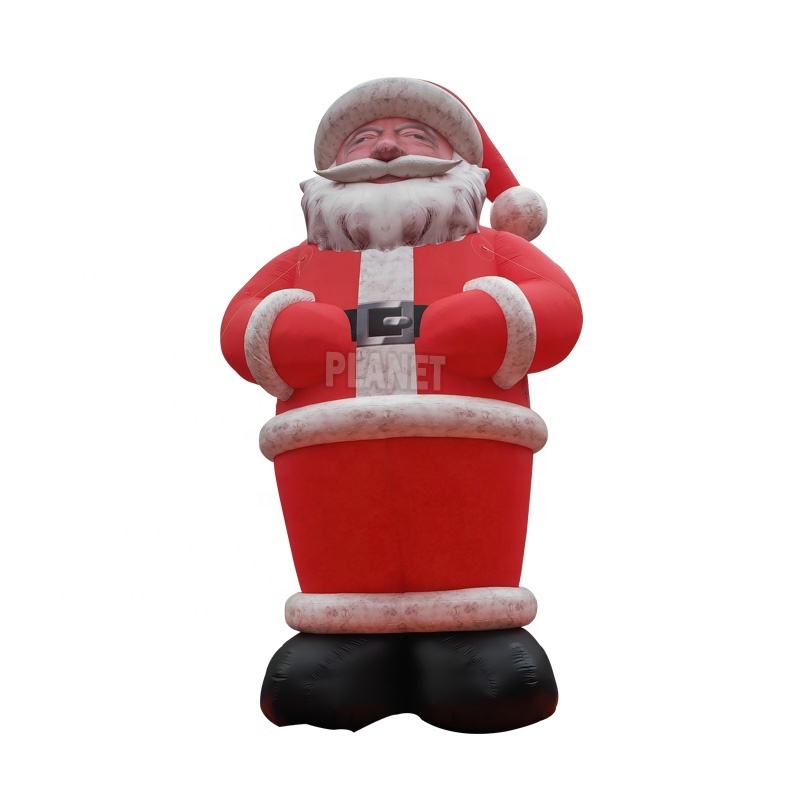 Custom Giant PVC Inflatable Santa Claus Inflatable Christmas Santa For Christmas Decoration