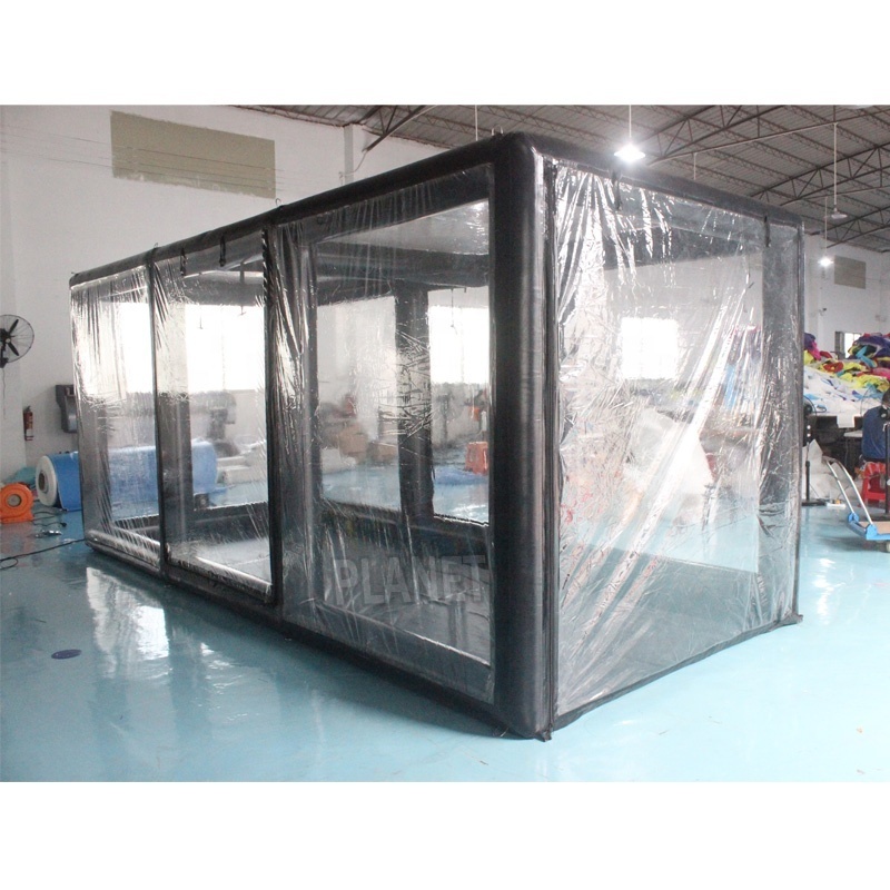 Factory Price Outdoor Transparent Mobile Car Bubble Tent Inflatable Car Painting Wash Shelter Tent