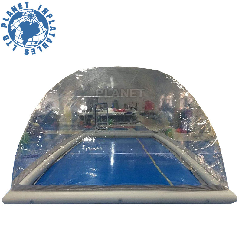 Customized Transparent Inflatable Clear Swimming Pool Cover Tent Inflatable Pool Bubble Dome For Sale