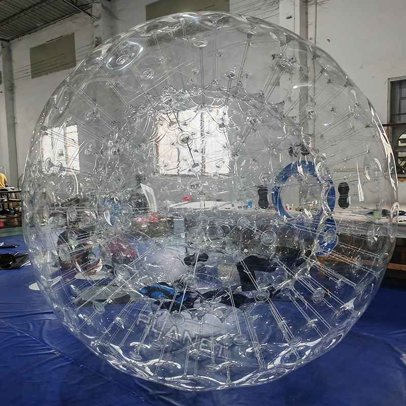 Customized Transparent Human Bubble Zorb Ball Giant Inflatable Human Body Hamster Ball