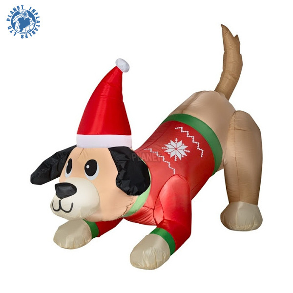 Advertising Inflatables Inflatable Toy Doll Animal Dog Cat Merry Christmas Inflatable Santa For Sale